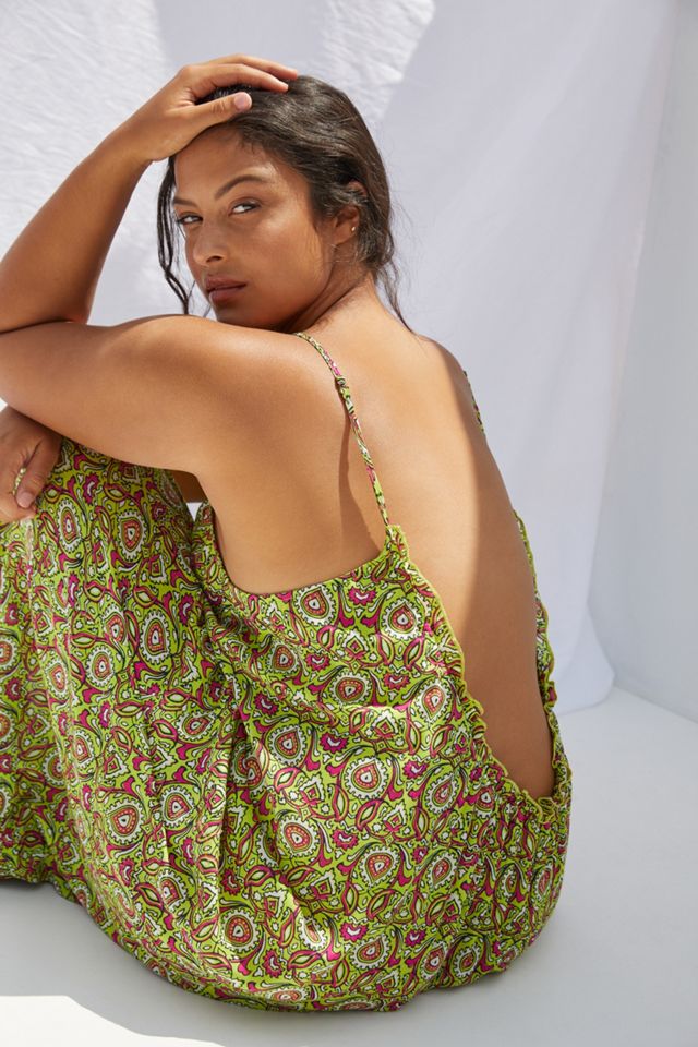 By Anthropologie Flounced Maxi Lounge Dress #4