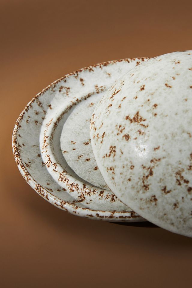 Speckled Stoneware Butter Dish #1