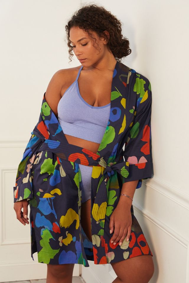 WHIT TWO Breezy Floral Robe #7