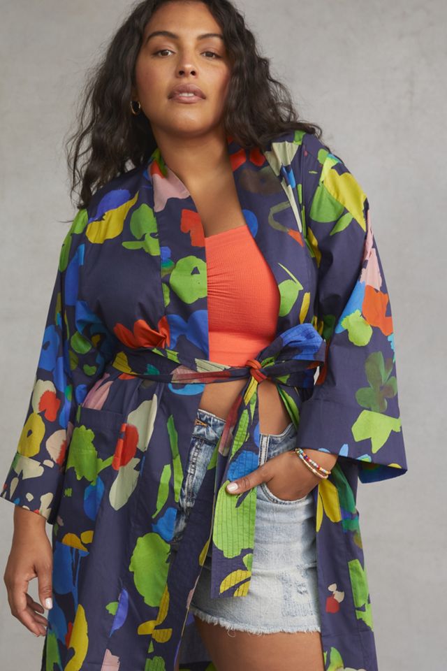 WHIT TWO Breezy Floral Robe #3
