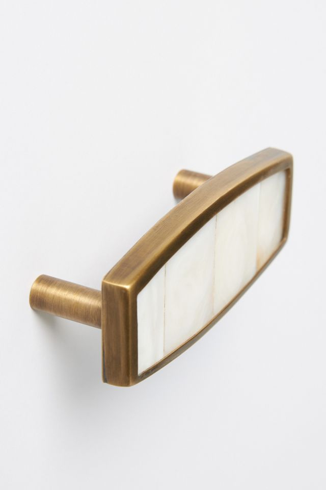 Mother-of-Pearl Brass Handle #1