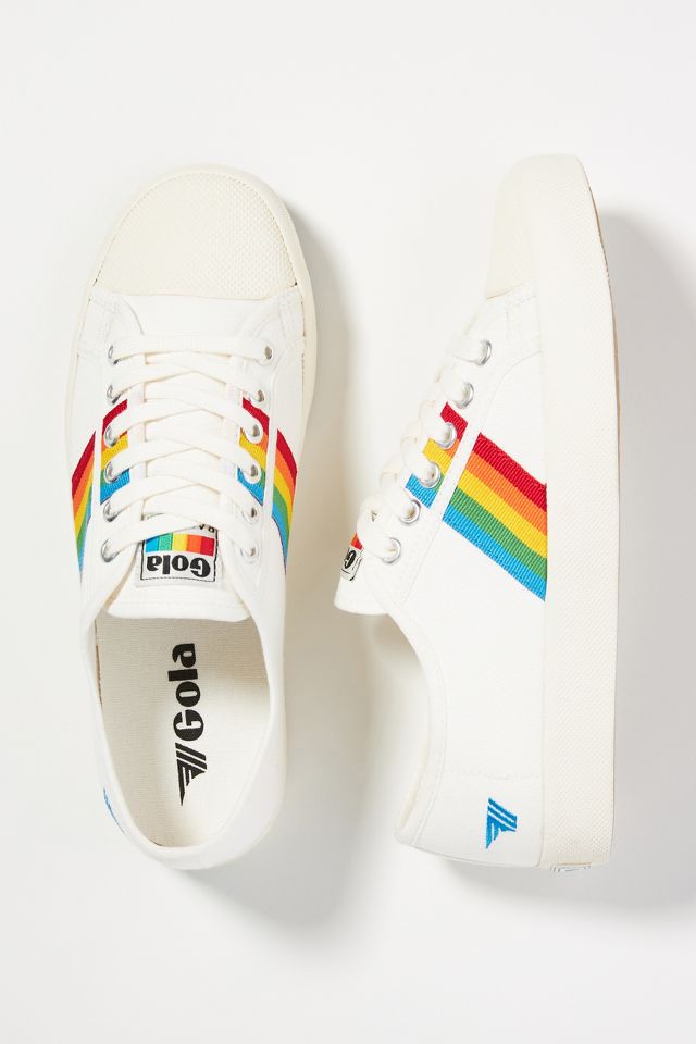 Gola rainbow store stripe sneakers