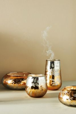 Iona Floral Glass Candle