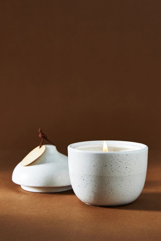 Serenity Lidded Ceramic Candle #1