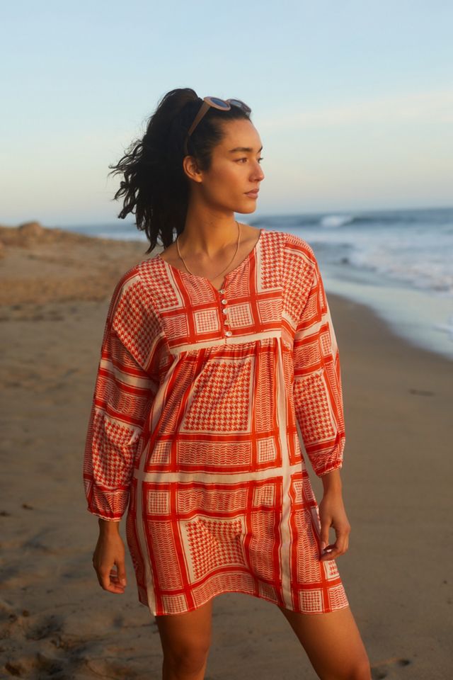 Geometric Cover-Up Tunic Dress #2
