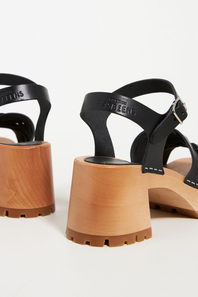 Swedish Hasbeens Rutan Heeled Sandals #3