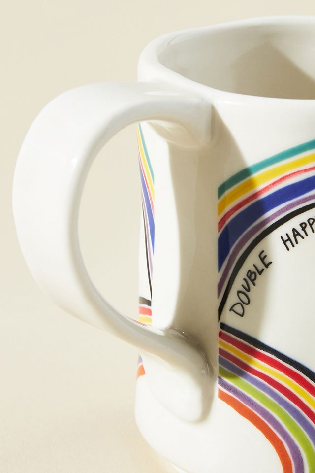 Double Happiness Rainbow Mug #1