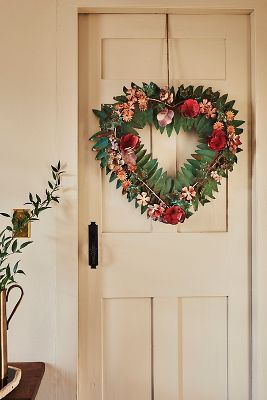 Terrain Iron Heart Leaf Wreath In Multi