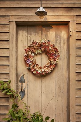 Gilded Botanicals Iron + Velvet Wreath