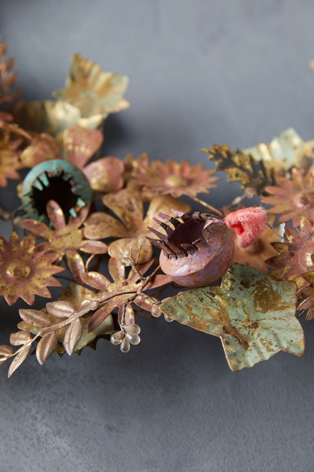 Gilded Botanicals Iron + Velvet Wreath #3