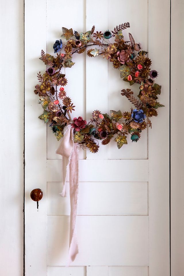 Gilded Botanicals Iron + Velvet Wreath #1