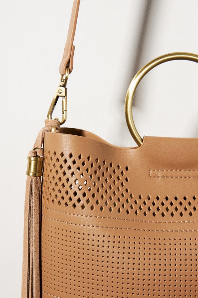 Perforated Ring Handle Crossbody Bag #2
