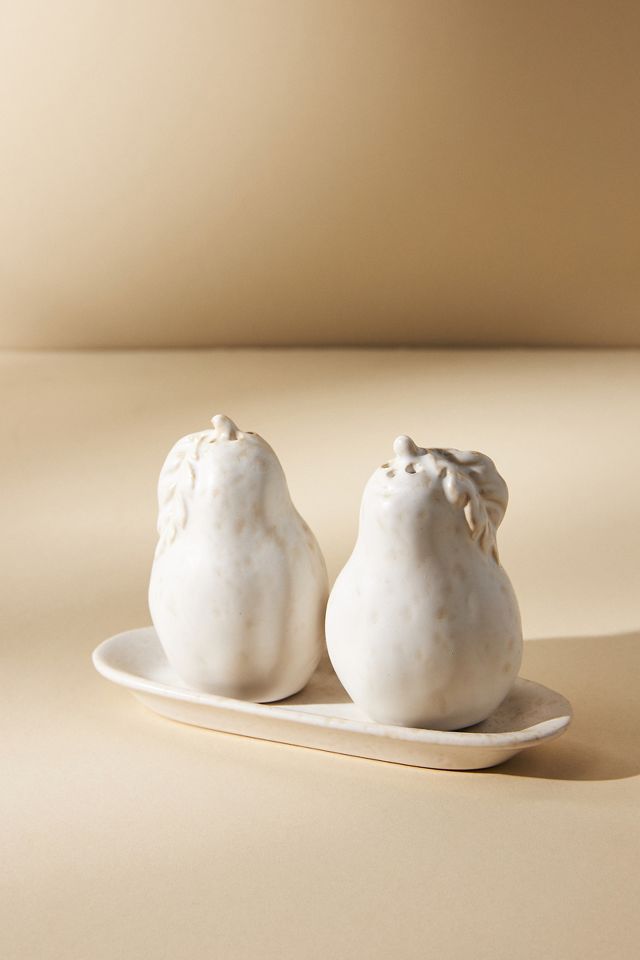 Pear salt and pepper on sale shakers