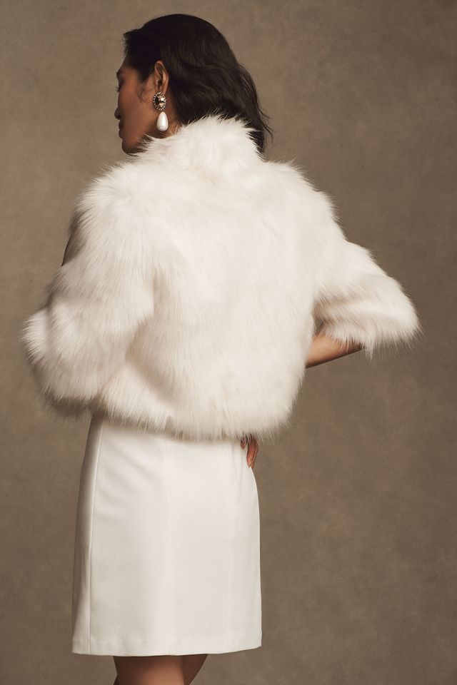 Unreal Fur Desire Crop Half-Sleeve Faux Fur Jacket #2