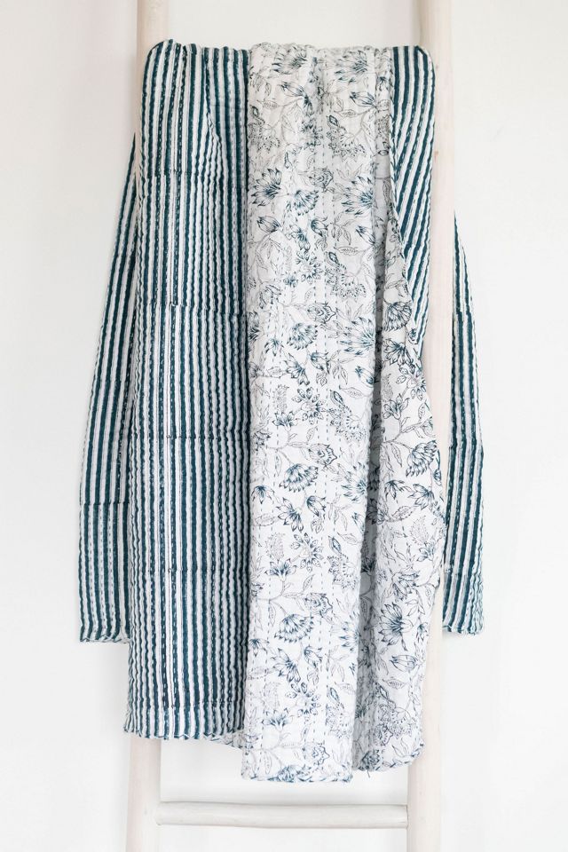 Connected Goods Kantha Quilt No. 0425 #1