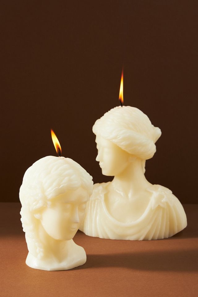 Roman Bust Candle #1