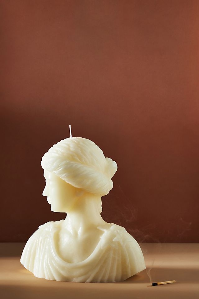 undefined | Roman Bust Candle