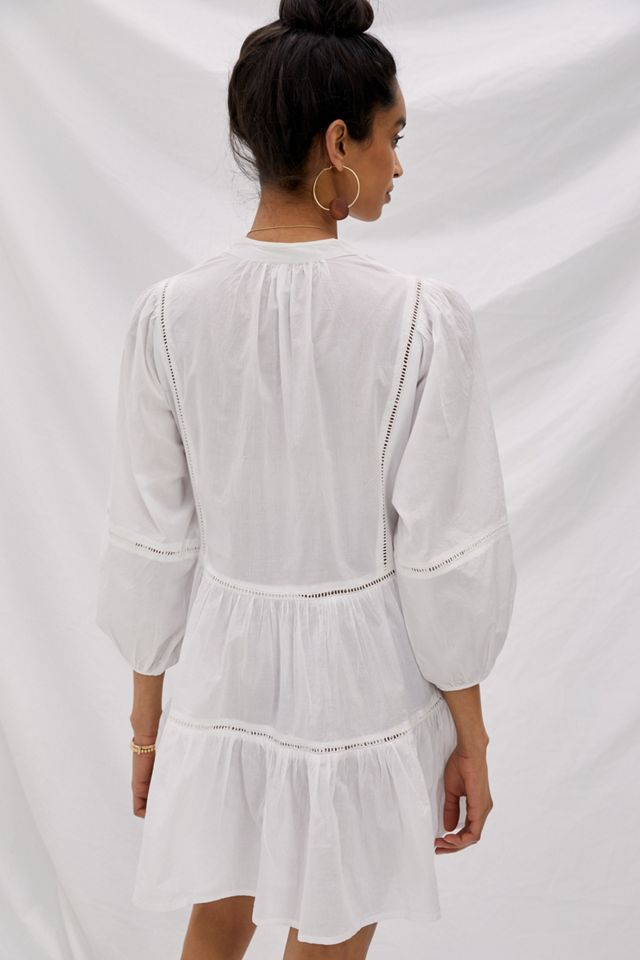 lace and satin maxi dress Miss Circle Women Freddie White Lace Satin Maxi Corset Dress
