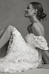 Willowby by Watters Lilia Puff-Sleeve Lace Empire Wedding Gown #3