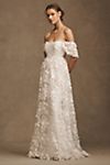 Willowby by Watters Lilia Puff-Sleeve Lace Empire Wedding Gown