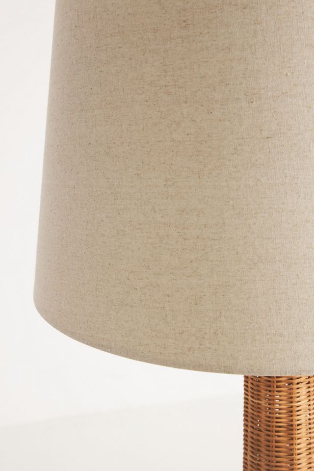 Natural Rattan Floor Lamp #4