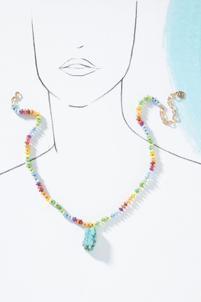 Dannijo Turquoise Pendant Necklace #3