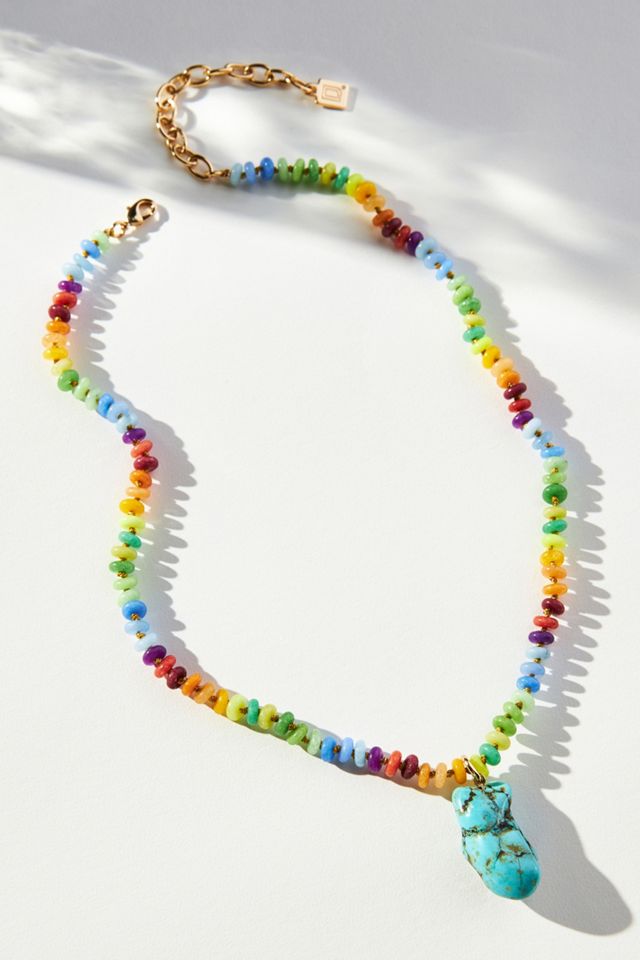 Dannijo Turquoise Pendant Necklace #1