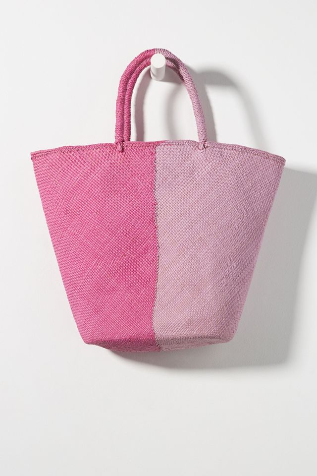 Capri Straw Tote Bag #1