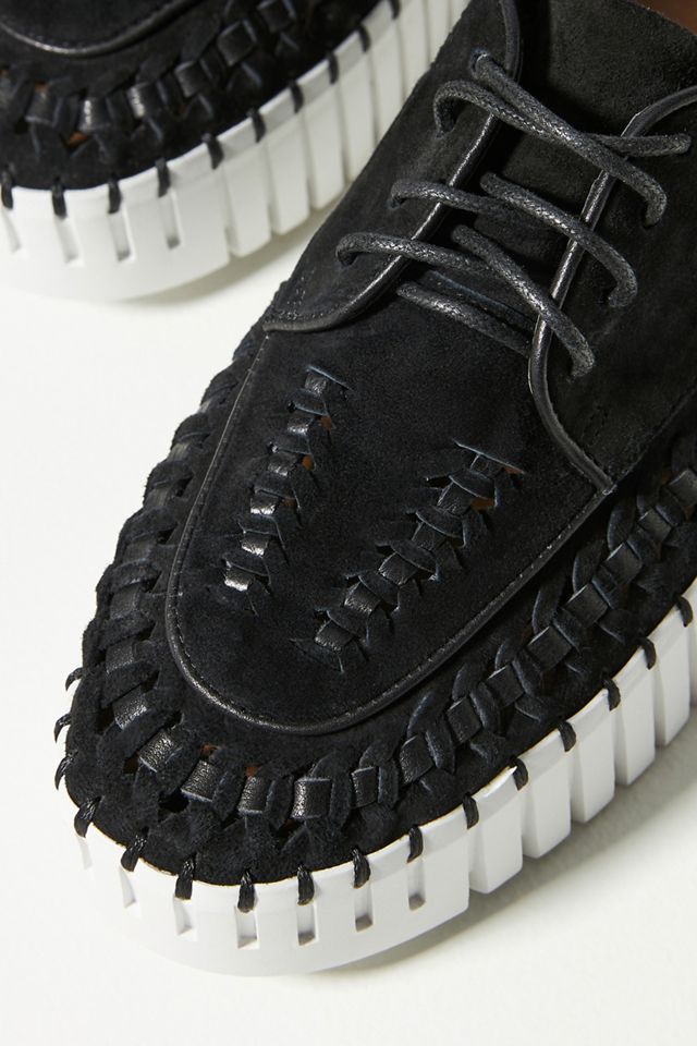 Silent D Woven Platform Sneakers #2
