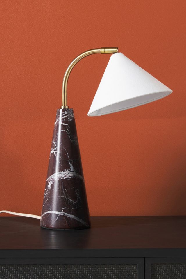 Miles Marble Task Lamp | AnthroLiving