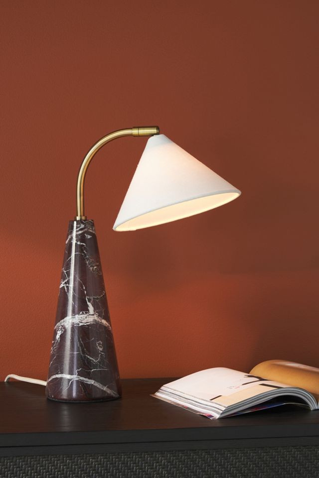 Miles Marble Task Lamp | AnthroLiving