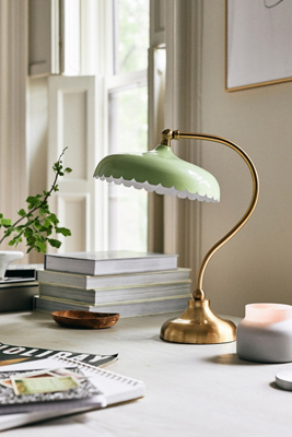 Simone Task Lamp - Light Green
