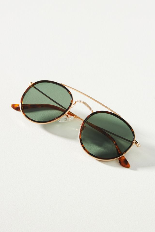 Round Aviator Sunglasses