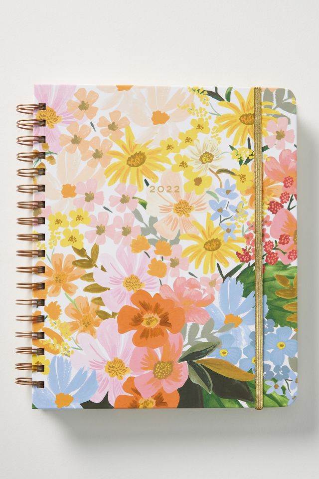 Rifle Paper Co. Marguerite 2021-2022 Spiral Planner | Anthropologie