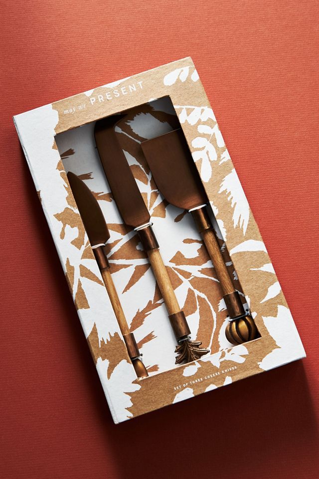 Autumn Harvest Cheese Knives, Set of 3 #1
