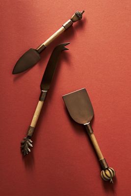 Autumn Harvest Cheese Knives, Set of 3