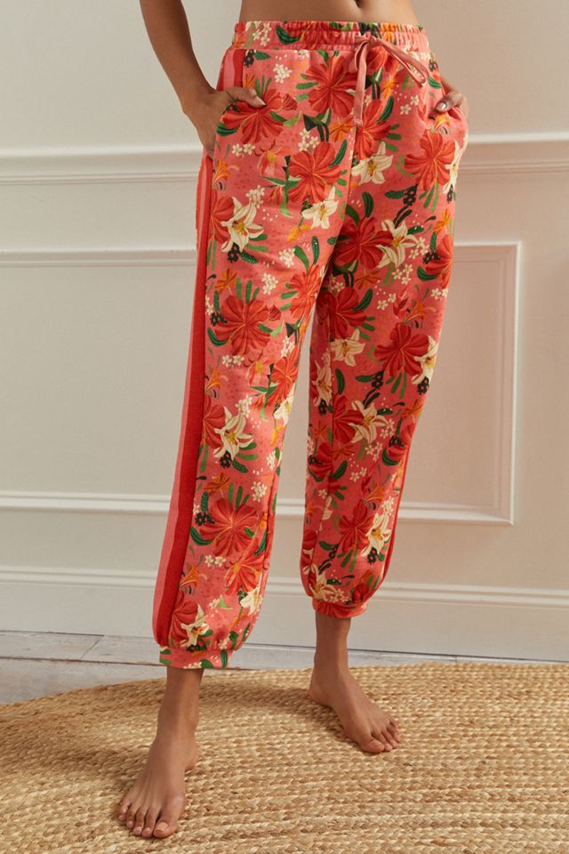 Farm Rio Floral Joggers | Anthropologie