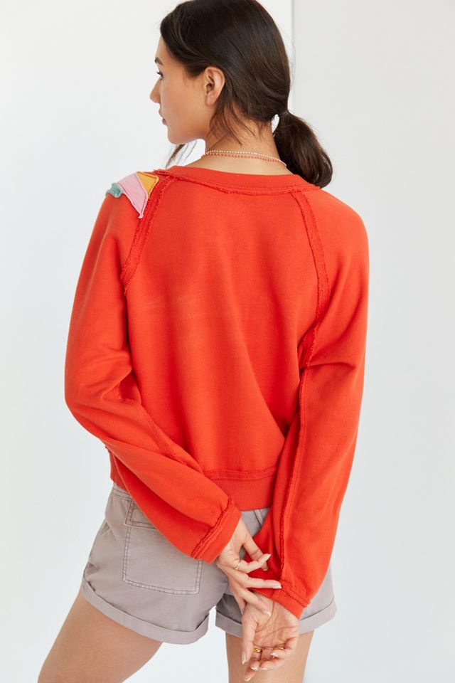 Daily Practice by Anthropologie Spirited Rainbow Pullover #1