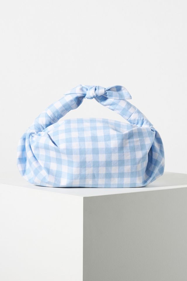 Gingham Knotted Clutch #1