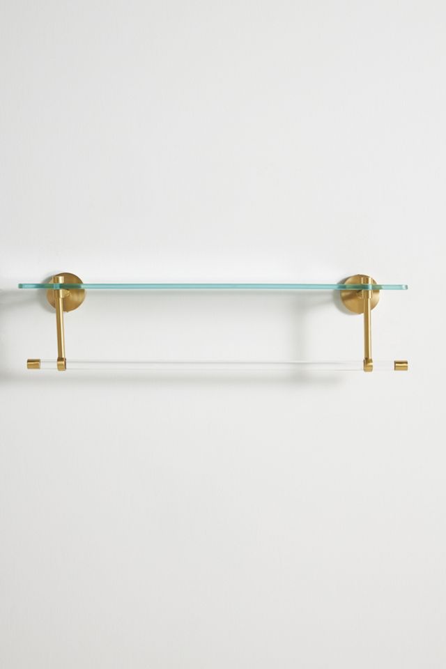 Mikayla Lucite Bathroom Shelf #1