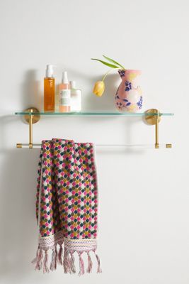 Mikayla Lucite Bathroom Shelf