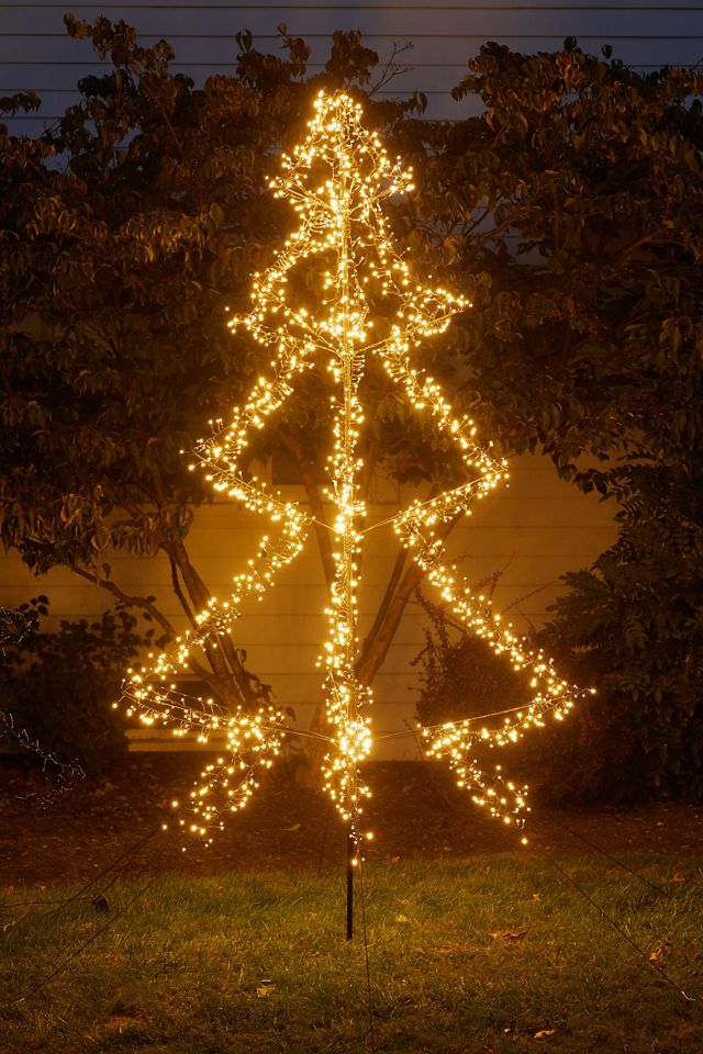 LED Outdoor Tree Frame Anthropologie