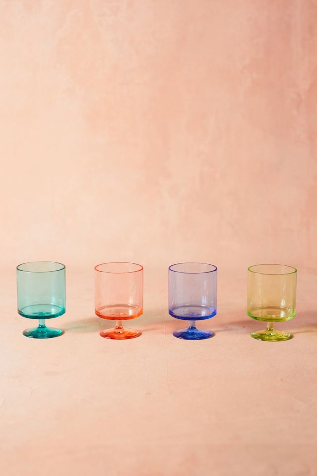 Rainbow Acrylic Stemmed Tumbler #1