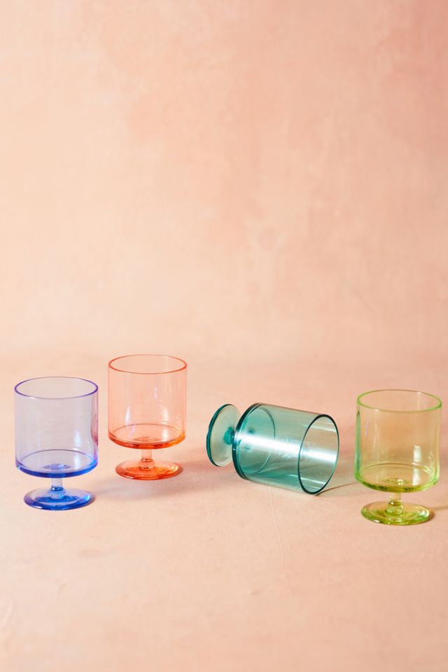 Rainbow Acrylic Stemmed Tumbler #3