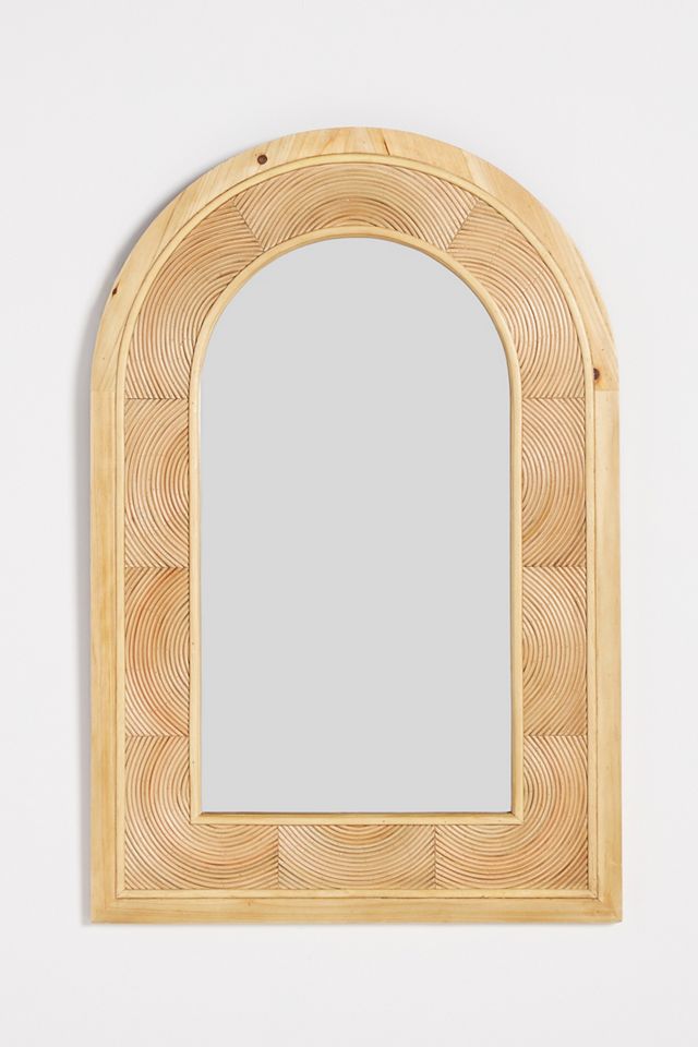 Arched Rattan Mirror Anthropologie