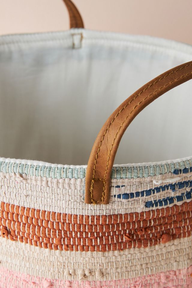 Rag Rug Storage Bin #2