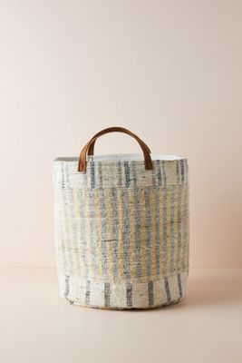Rag Rug Storage Bin