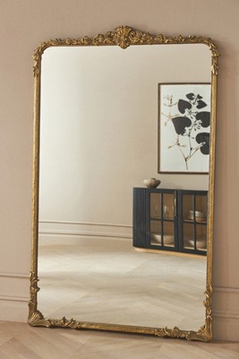 Anthropologie Mila Mirror In Gold