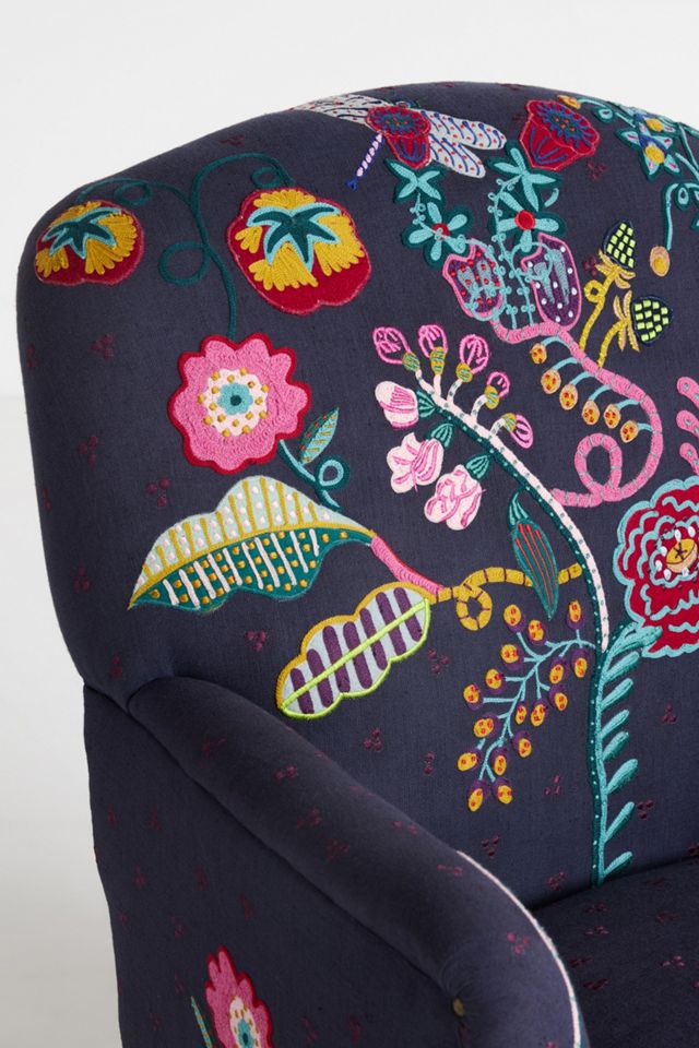 Bea Applique Occasional Chair #4