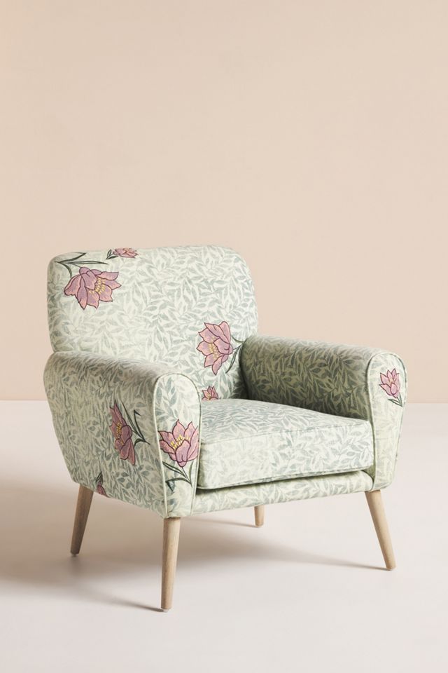 Embroidered Bisous Accent Chair #2